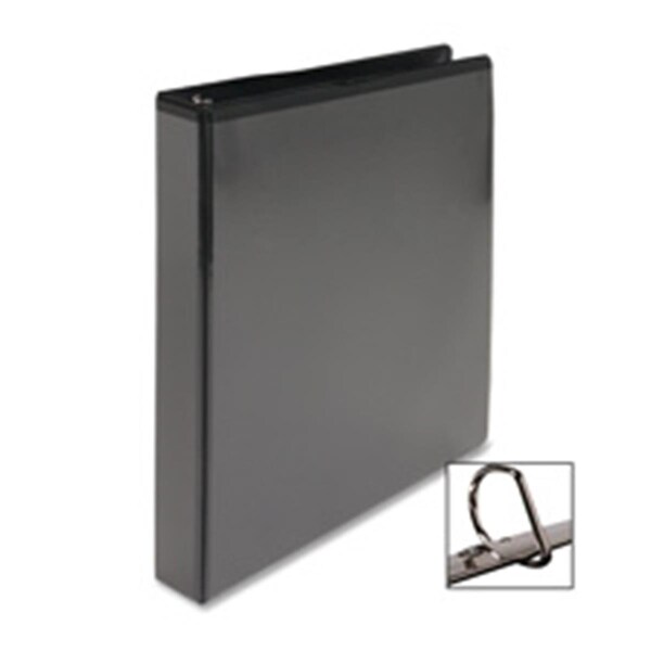 Davenport D-Ring View Binder- 2in. Capacity- 11x8-.50in.- Black DA528705 - main
